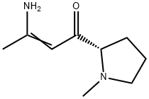 2-Buten-1-one,3-amino-1-(1-methyl-2-pyrrolidinyl)-,(S)-(9CI) 结构式