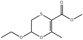 1,4-Oxathiin-3-carboxylicacid,6-ethoxy-5,6-dihydro-2-methyl-,methylester(9CI) 结构式