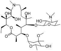 氘代阿奇霉素 结构式