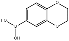 苯并-1,4-二氧六环-6-硼酸 结构式