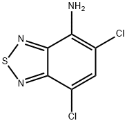 4-Amino-5,7-dichloro-2,1,3-benzothiadiazole 结构式