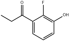 1-Propanone,  1-(2-fluoro-3-hydroxyphenyl)- 结构式