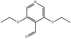 3,5-二乙氧基异烟醛 结构式