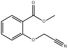 2-(氰基甲氧基)苯羧酸甲酯 结构式
