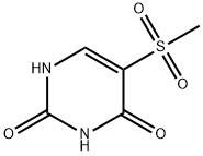 2,4(1H,3H)-PYRIMIDINEDIONE,5-(METHYLSULFONYL)- 结构式