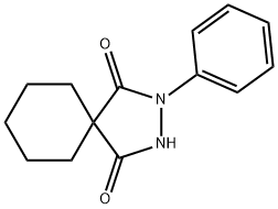 2-苯基-2,3-二氮杂螺[4.5]癸烷-1,4-二酮 结构式