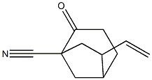 Bicyclo[3.2.1]octane-1-carbonitrile, 6-ethenyl-2-oxo-, endo- (9CI) 结构式