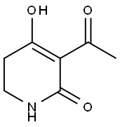 2(1H)-Pyridinone, 3-acetyl-5,6-dihydro-4-hydroxy- (9CI) 结构式