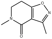 Isoxazolo[4,5-c]pyridin-4(5H)-one, 6,7-dihydro-3,5-dimethyl- (9CI) 结构式