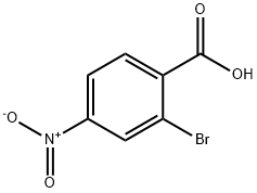 2-溴-4-硝基苯甲酸 结构式
