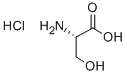 L-丝氨酸盐酸盐 结构式