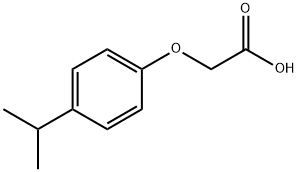 4-异丙基苯氧乙酸 结构式