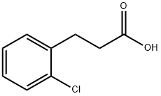 3-(2-氯苯基)丙酸 结构式