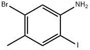 5-Bromo-2-iodo-4-methyl-phenylamine 结构式