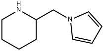 1-(2-PIPERIDYLMETHYL)PYRROLE 结构式