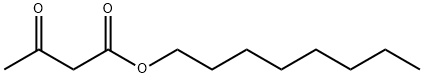 乙酰乙酸正辛酯 结构式