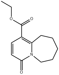 4-OXO-4,6,7,8,9,10-HEXAHYDRO-PYRIDO[1,2-A]AZEPINE-1-CARBOXYLIC ACID ETHYL ESTER 结构式