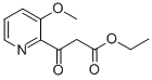 3-METHOXY-BETA-OXO-2-PYRIDINEPROPANOIC ACID ETHYL ESTER 结构式