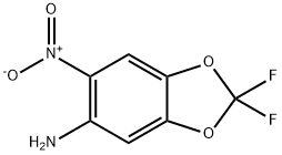 2,2-Difluoro-6-nitro-benzo[1,3]dioxol-5-ylamine 结构式