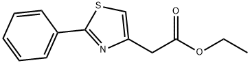 2-苯基-4-噻唑乙酸乙酯 结构式