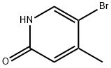 5-溴-2-羟基-4-甲基吡啶 结构式