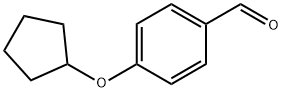 4-(环戊基氧基)苯甲醛 结构式