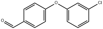 4-(3-氯苯氧基)苯甲醛 结构式