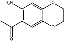 1-(7-氨基-2,3-二氢-1,4-苯并二恶英-6-基)乙酮 结构式