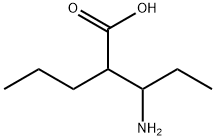 Pentanoic  acid,  3-amino-2-propyl- 结构式