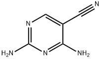 2,4-二氨基嘧啶-5-腈 结构式