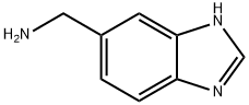 1H-苯并咪唑-5-甲胺 结构式