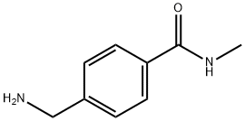 4-(氨基甲基)-N-甲基苯甲酰胺盐酸盐 结构式