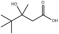 3-hydroxy-3,4,4-trimethyl-pentanoic acid 结构式