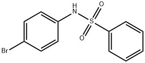 N-(4-溴苯基)苯磺酰胺 结构式
