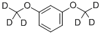 1,3-二甲氧基苯-D6 结构式