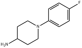 1-(4-氟苯基)哌啶-4-胺 结构式