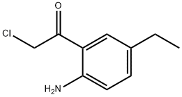 Ethanone, 1-(2-amino-5-ethylphenyl)-2-chloro- (9CI) 结构式