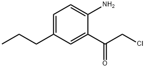 Ethanone, 1-(2-amino-5-propylphenyl)-2-chloro- (9CI) 结构式