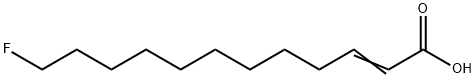 12-Fluoro-2-dodecenoic acid 结构式