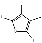 2,4,5-三碘-3-甲基噻吩 结构式