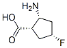 Cyclopentanecarboxylic acid, 2-amino-4-fluoro-, (1alpha,2alpha,4alpha)- (9CI) 结构式