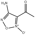 Ethanone, 1-(4-amino-2-oxido-1,2,5-oxadiazol-3-yl)- (9CI) 结构式