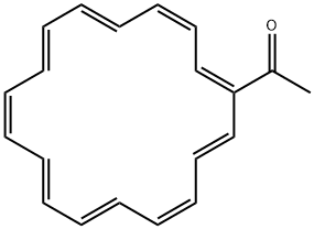 1,3,5,7,9,11,13,15,17-Cyclooctadecanonen-1-yl(methyl) ketone 结构式