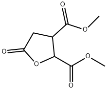 dimethyl tetrahydro-5-oxofuran-2,3-dicarboxylate  结构式