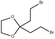 1,3-二氧戊环-2,2-双(2-溴乙基) 结构式