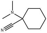 1-(二甲基氨基)环己烷甲腈 结构式