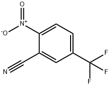 2-硝基-5-(三氟甲基)苯腈 结构式