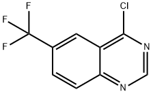 4-氯-6-三氟甲基喹唑啉 结构式