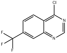 4-氯-7-三氟甲基喹唑啉 结构式