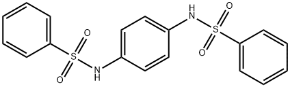 N,N'-二苯磺酰对苯二胺 结构式